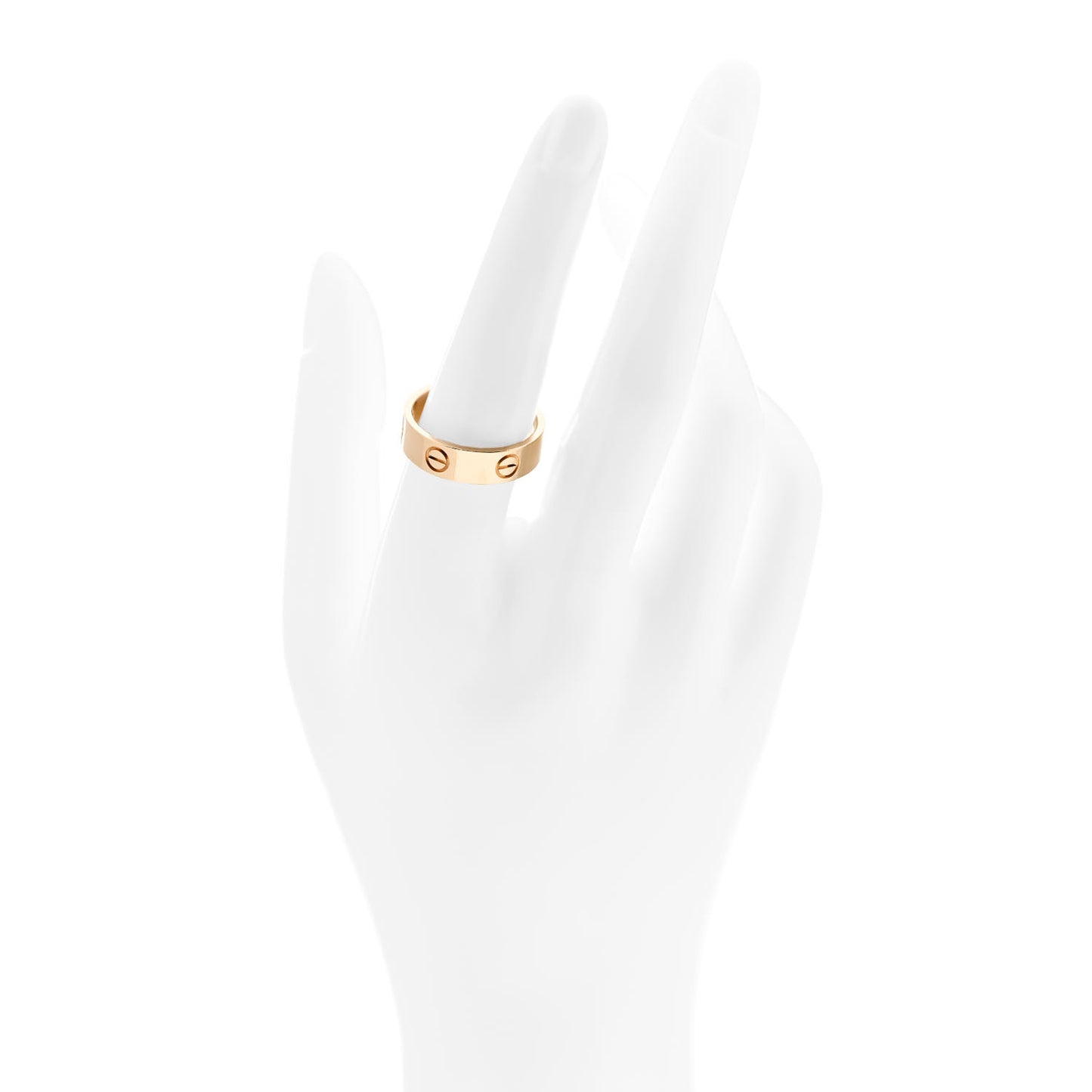 18K Yellow Gold 5.5mm LOVE Ring 56 7.75