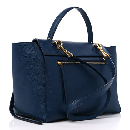 Celine Grained Calfskin Mini Belt Bag Deepsea 3 of 11