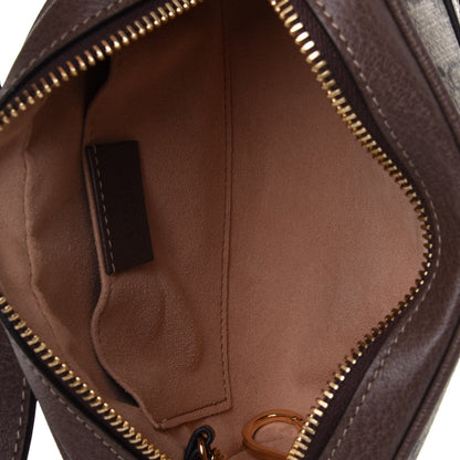 Gucci GG Supreme Monogram Web Mini Ophidia Shoulder Bag Brown 4 of 4