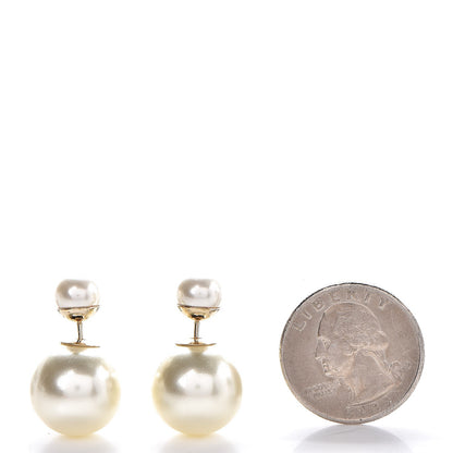 Christian Dior Pearl Mise En Dior Tribal Earrings 2 of 4