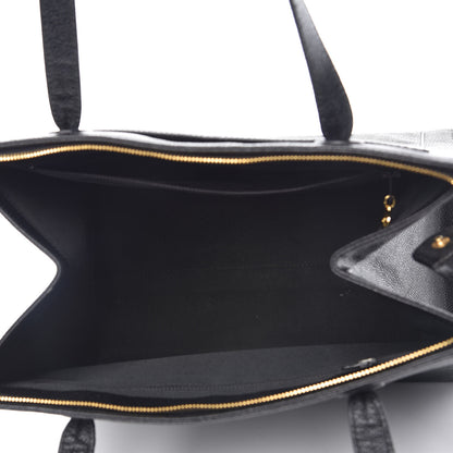 Chanel Caviar Large CC Shoulder Bag Black 5 of 13