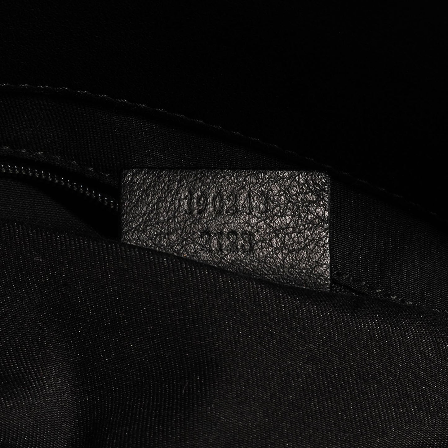 Monogram D Gold Tote Black