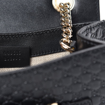 Gucci Microguccissima Mini Emily Shoulder Bag Black 9 of 10