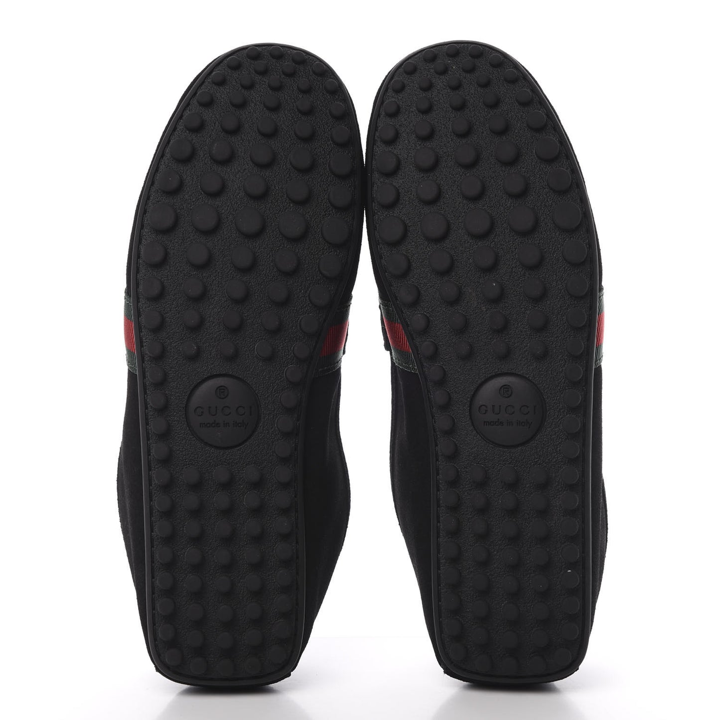 Suede Web Mens Kanye Driver Loafers 10.5 Black
