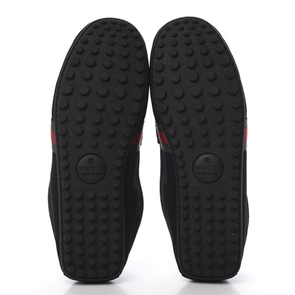 Gucci Suede Web Mens Kanye Driver Loafers 10.5 Black 5 of 8