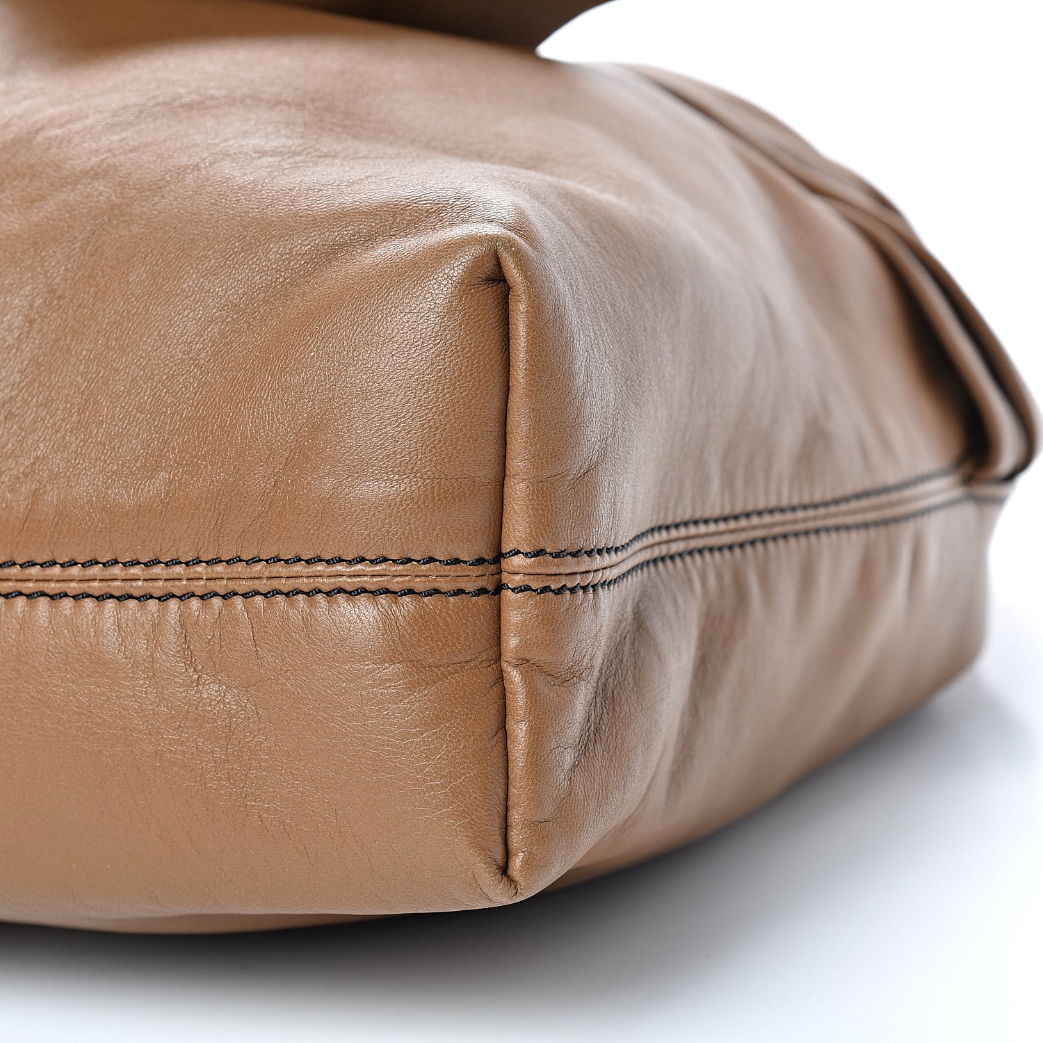 Valentino Garavani Nappa Premier Bow Hobo Brown 9 of 10