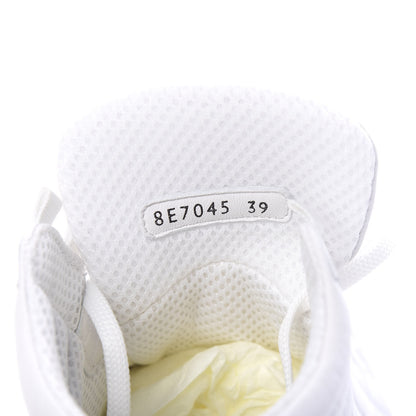 Fendi Nappa Macro FF Embossed Womens High Top Sneakers 39 White Ice 7 of 12