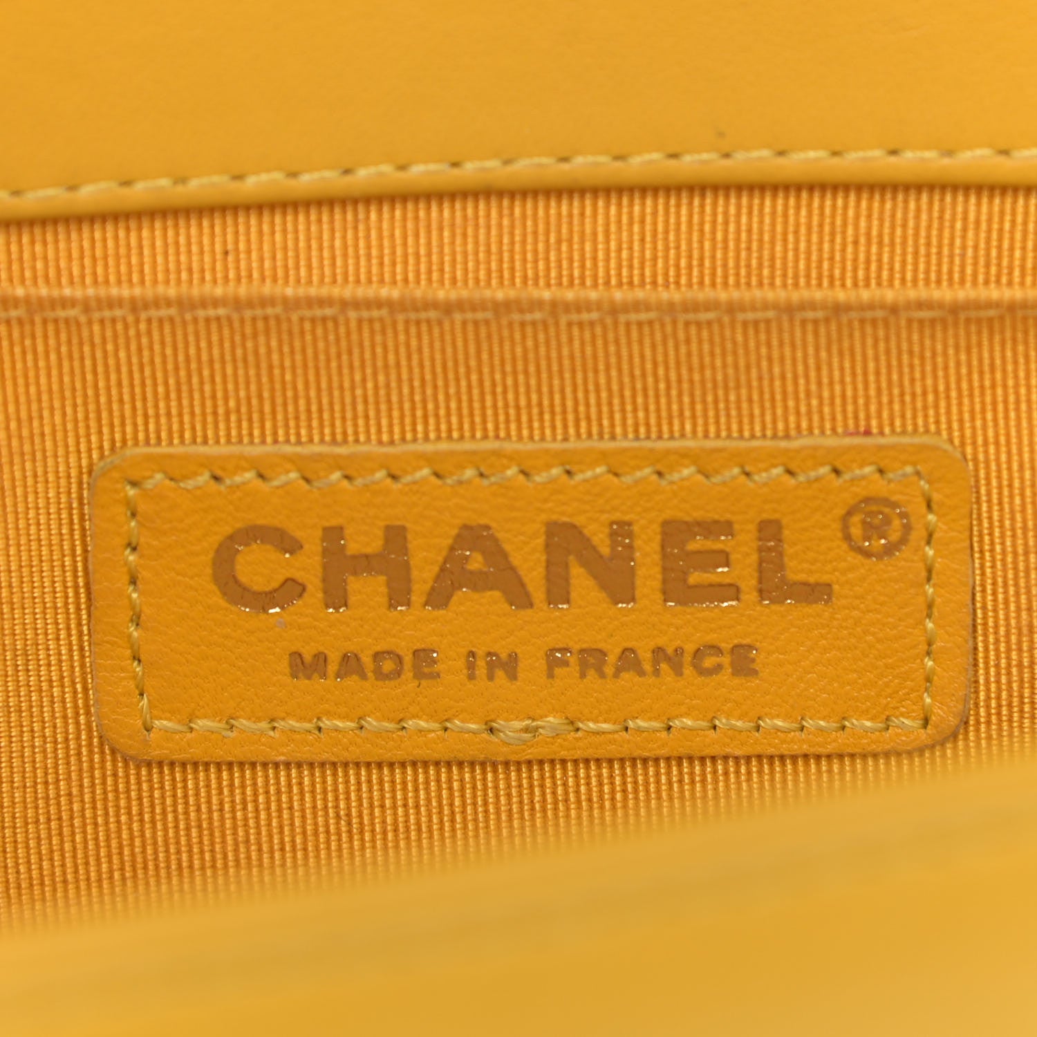 Chanel Calfskin Quilted Small Boy Flap Yellow 8 of 12