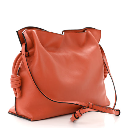 Loewe Nappa Flamenco Knot Clutch Vermillion 3 of 9
