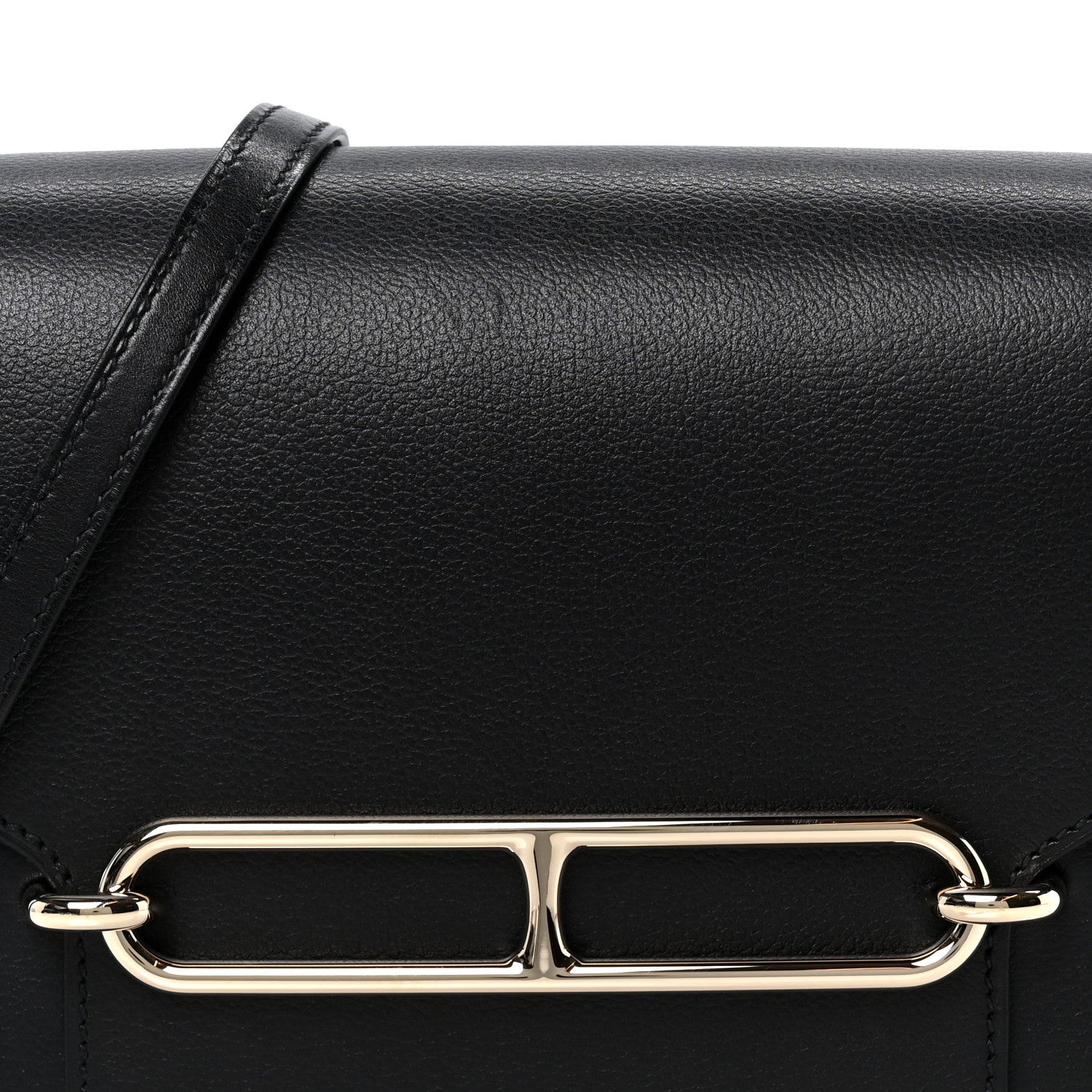 Hermes Evergrain Mini Sac Roulis Black 7 of 9