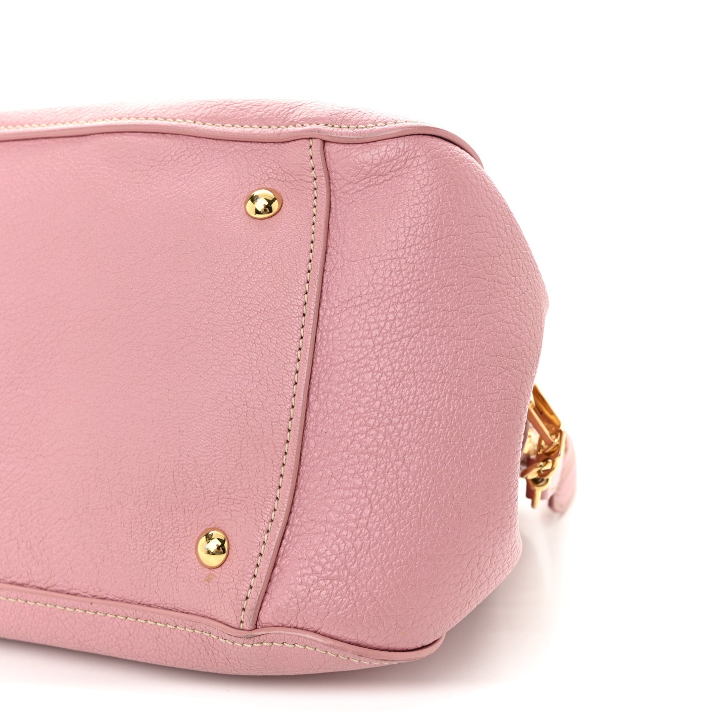 Goatskin Madras Bowling Bag Rosa