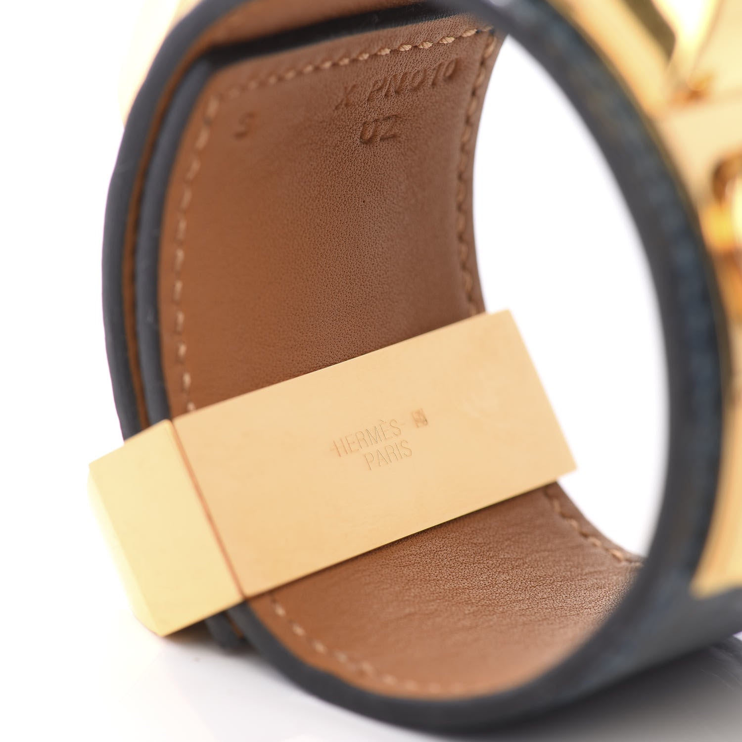 Hermes Shiny Alligator Collier De Chien CDC Bracelet S Colvert 6 of 7