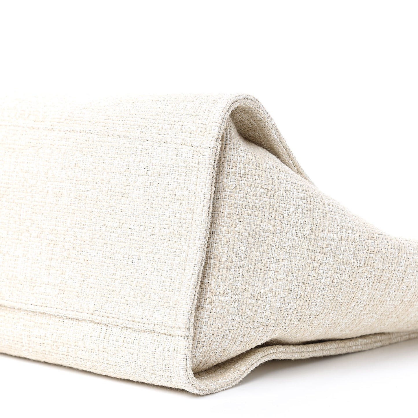 Canvas Large Deauville Tote Light Beige