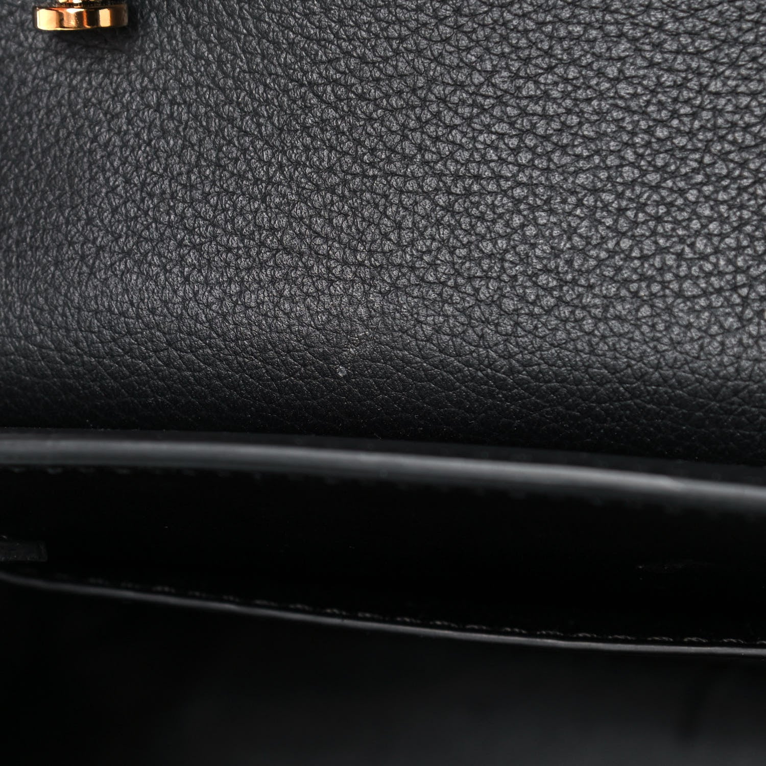 Versace Grained Calfskin Small La Medusa Top Handle Bag Black 10 of 12