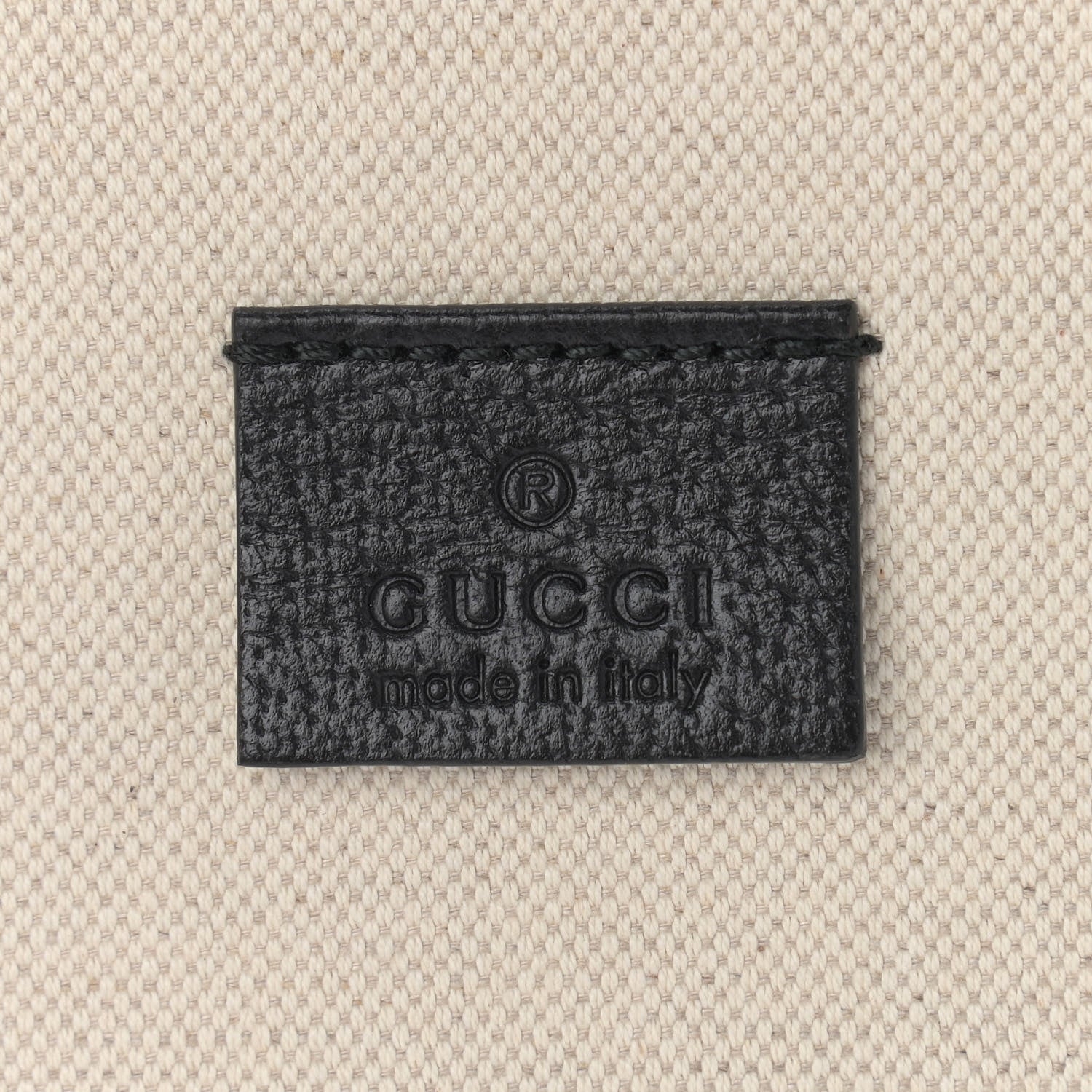 Gucci Patent Canvas Frame Logo Vertical Tote Black Crop 6 of 10