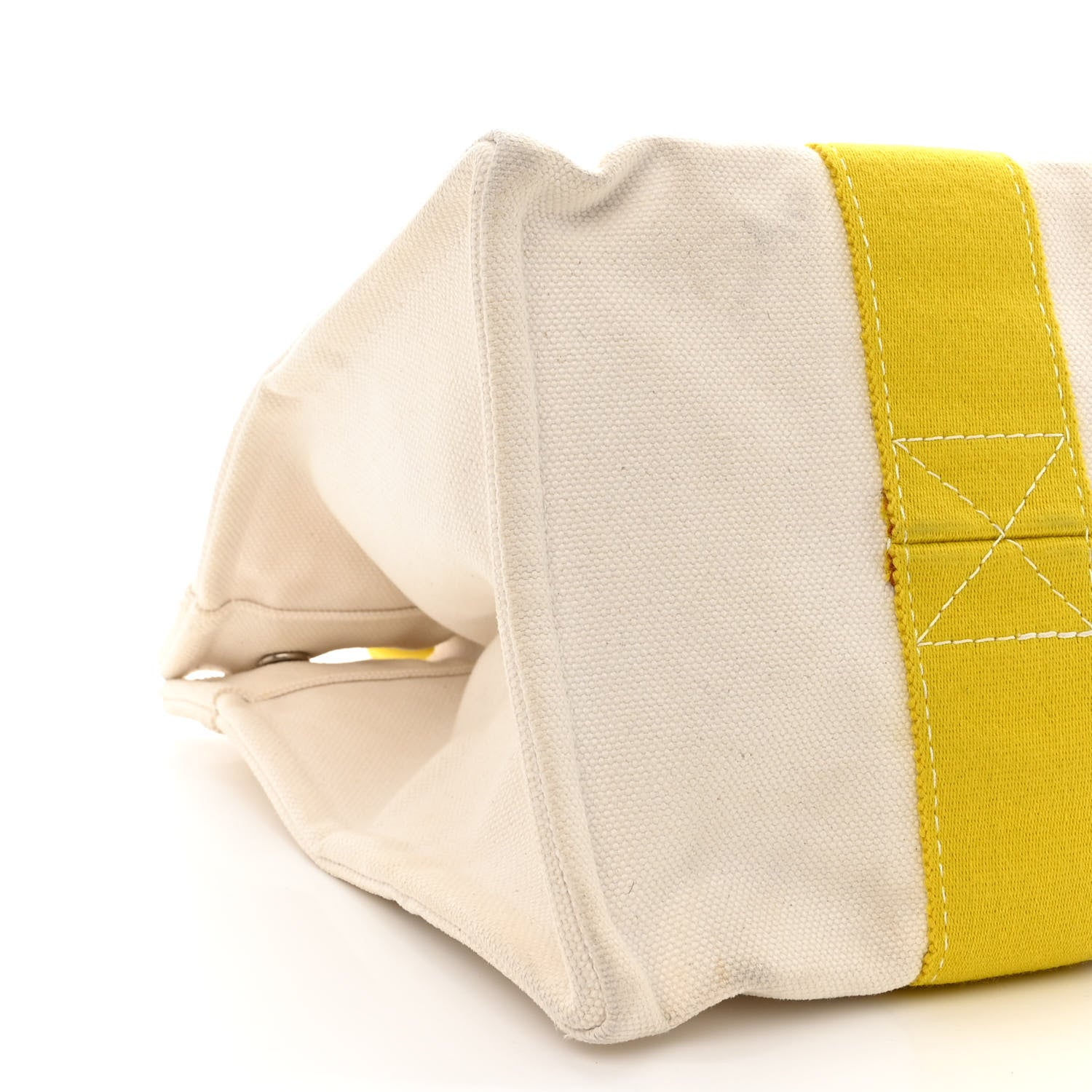 Hermes Canvas Fourre Tout PM Craie Lime 10 of 14