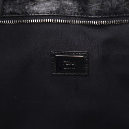 Fendi Vitello Elite Cuoio Monster Buggies Medium Roll Tote Blue Royal Black 6 of 15