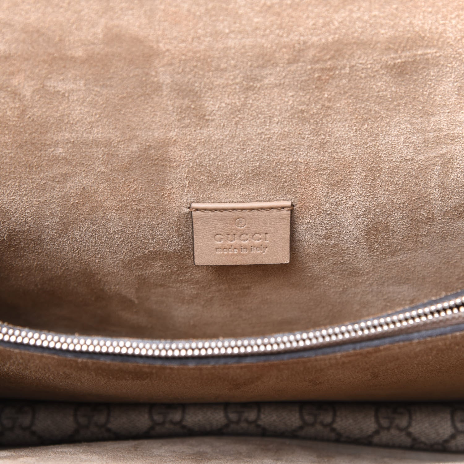 Gucci GG Supreme Monogram Small Dionysus Shoulder Bag Taupe 7 of 9