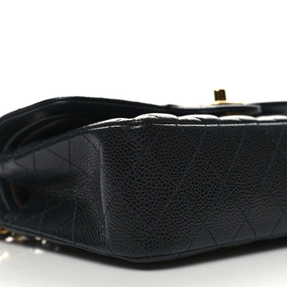 Chanel Caviar Quilted Small Double Flap Black 9 of 10