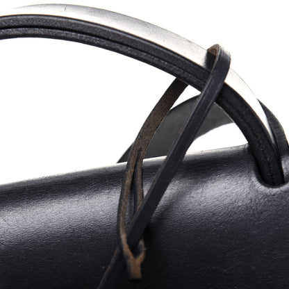 Hermes Toile Vache Calfskin Herbag 39 MM Black 29 of 33