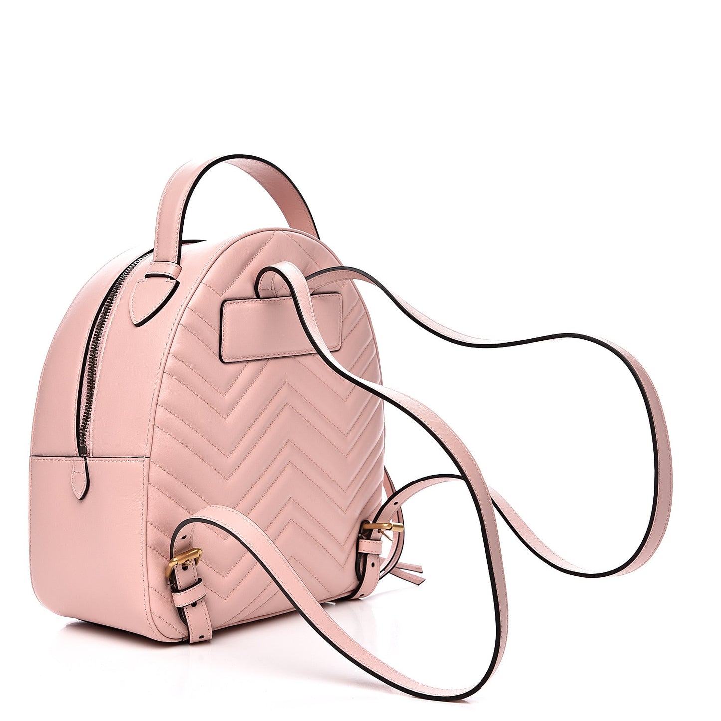 Calfskin Matelasse GG Marmont Dome Backpack Perfect Pink