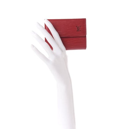 Louis Vuitton Epi Ludlow Wallet Castillan Red 2 of 7