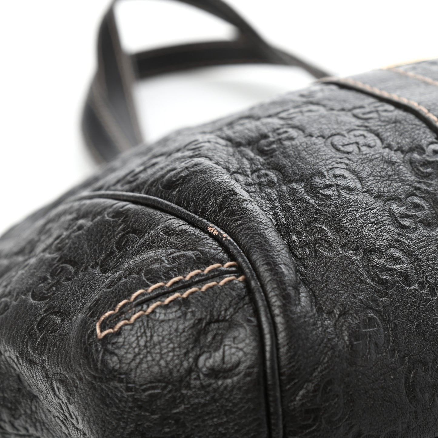 Guccissima Large New Ladies Hobo Dark Brown