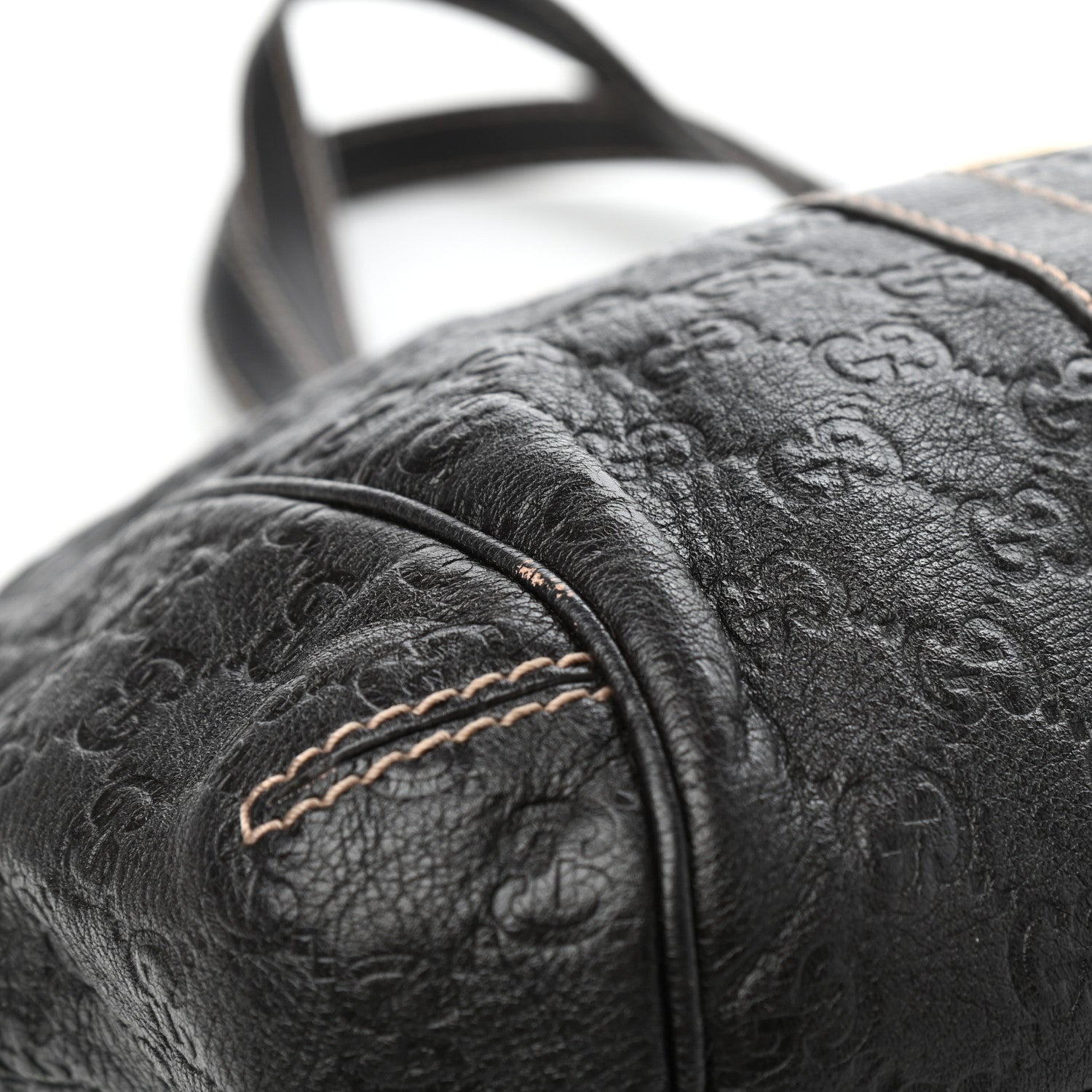 Gucci Guccissima Large New Ladies Hobo Dark Brown 7 of 8