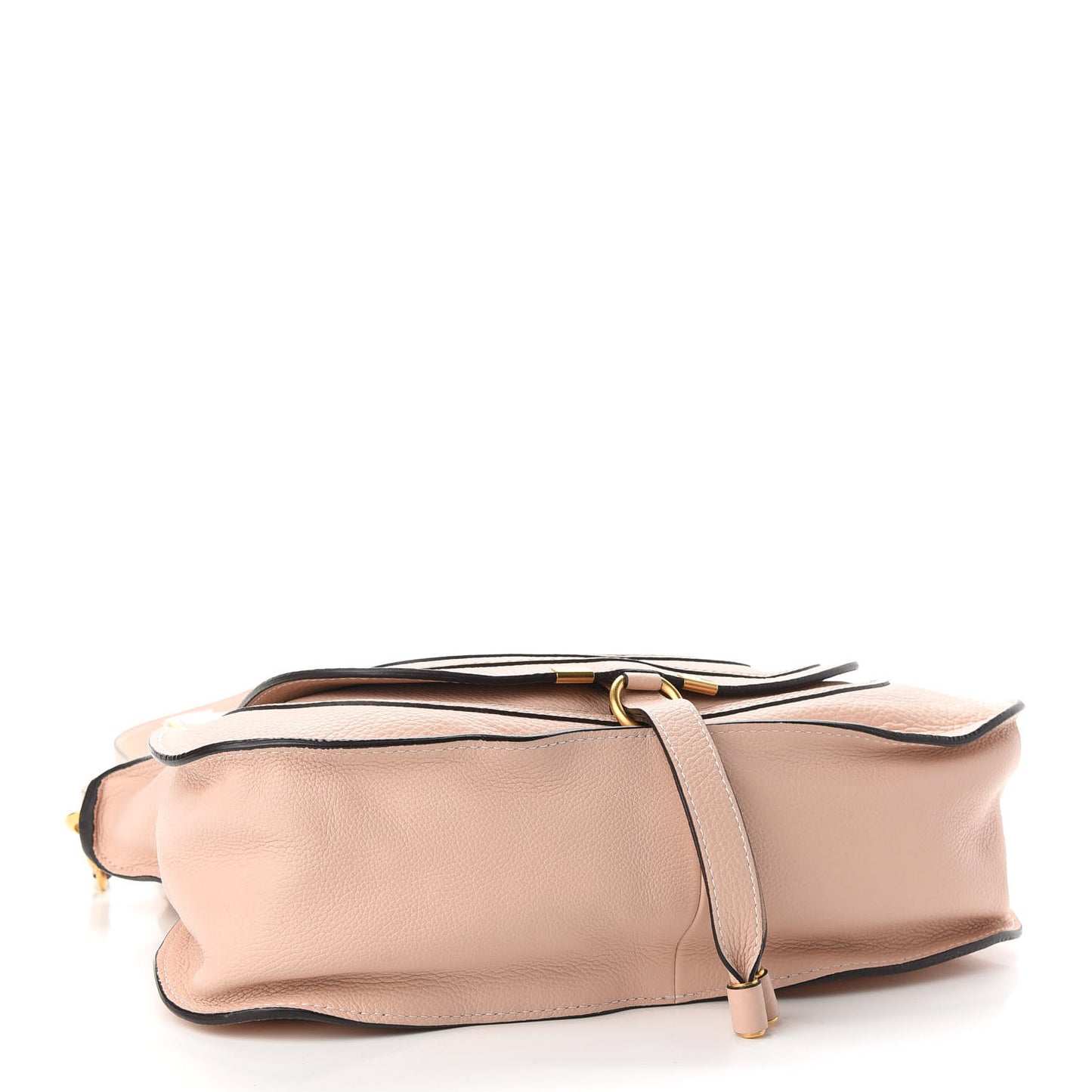 Calfskin Medium Marcie Satchel Powder Beige