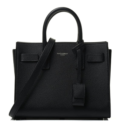 Saint Laurent Grained Calfskin Nano Sac De Jour Black 1 of 4
