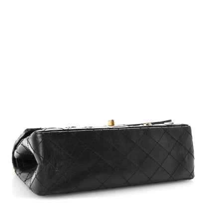 Chanel Aged Calfskin Quilted Casino 2.55 Reissue 225 Flap Black 4 of 10