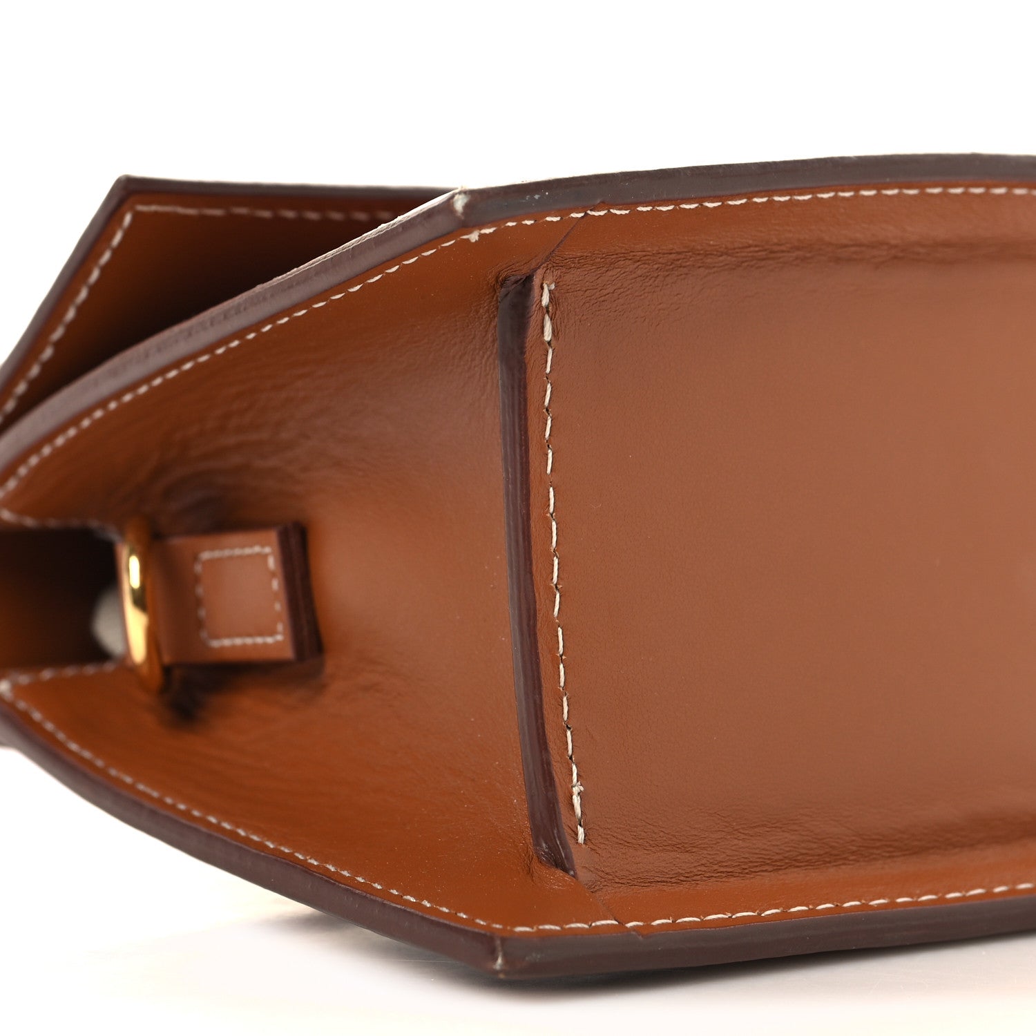 Jacquemus Smooth Calfskin Le Chiquito Moyen Light Brown 8 of 9
