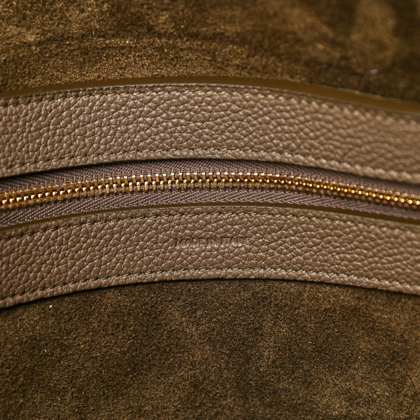 Soft Grained Calfskin Small Belt Cabas Phantom Taupe