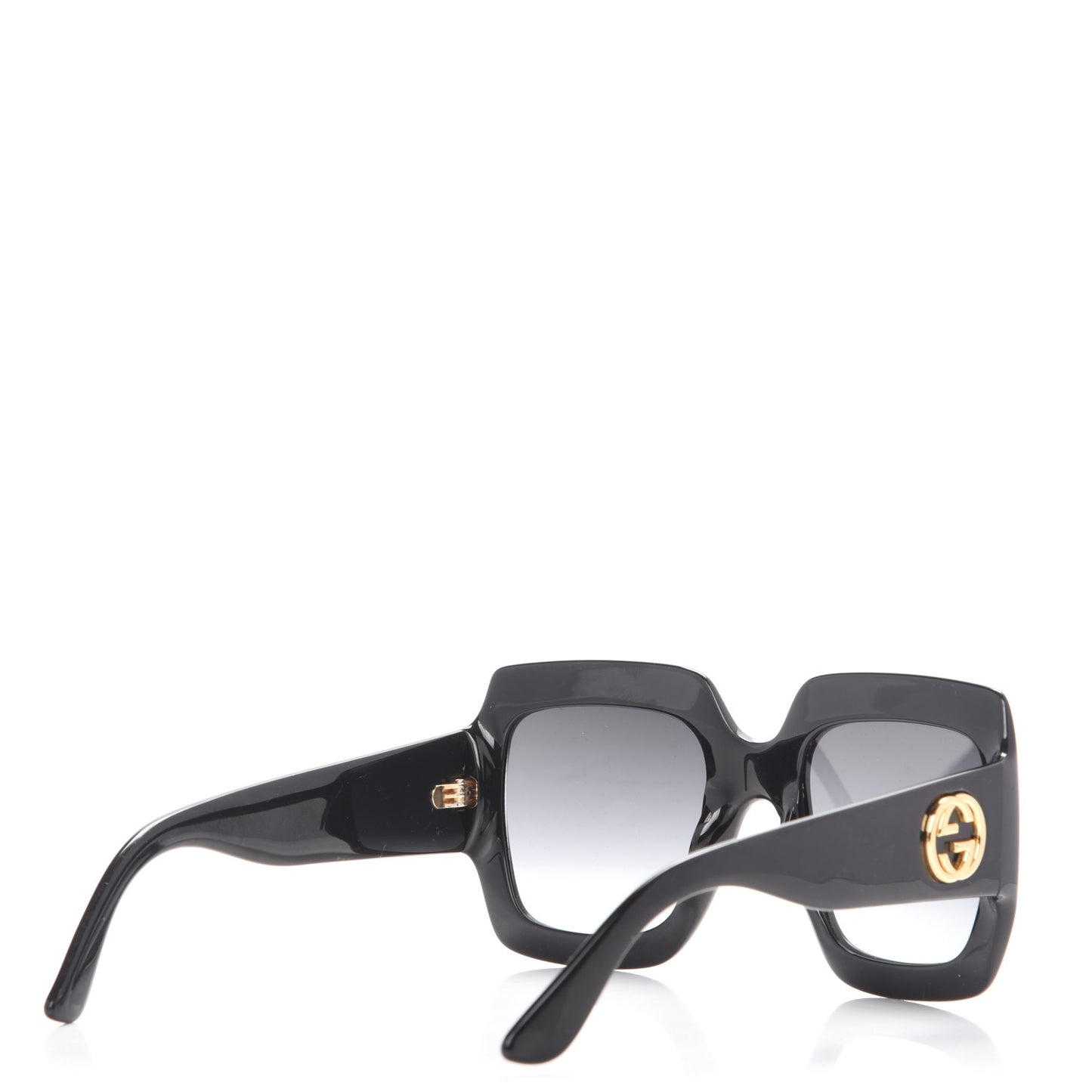 Acetate Square Frame Sunglasses GG0053S Black