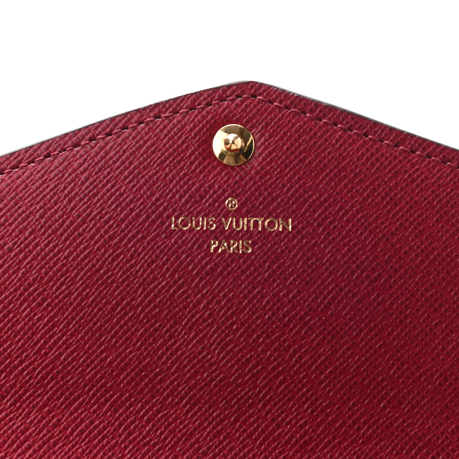 Louis Vuitton Monogram Sarah Wallet NM Coquelicot 5 of 8