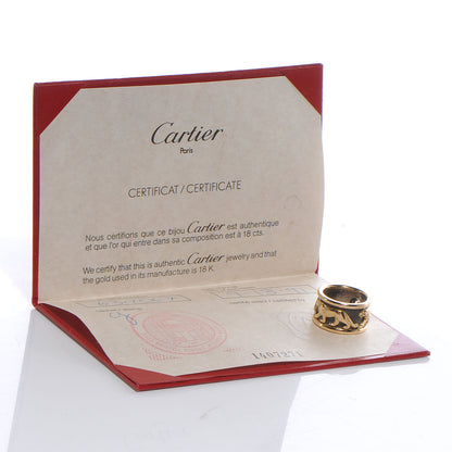 Cartier 18K White Yellow Gold Panther Ring 49 5 5 of 7