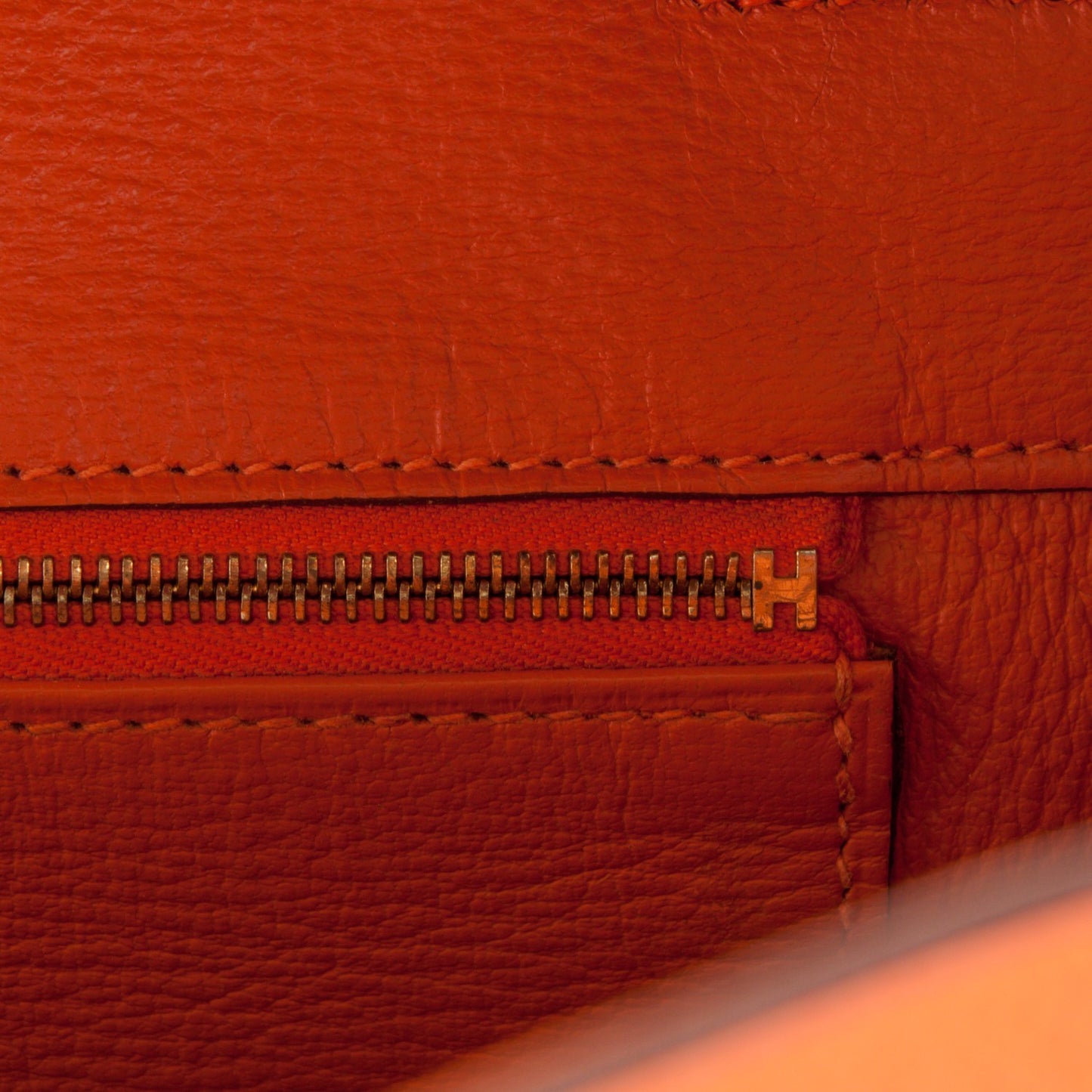 Togo Birkin 35 Orange