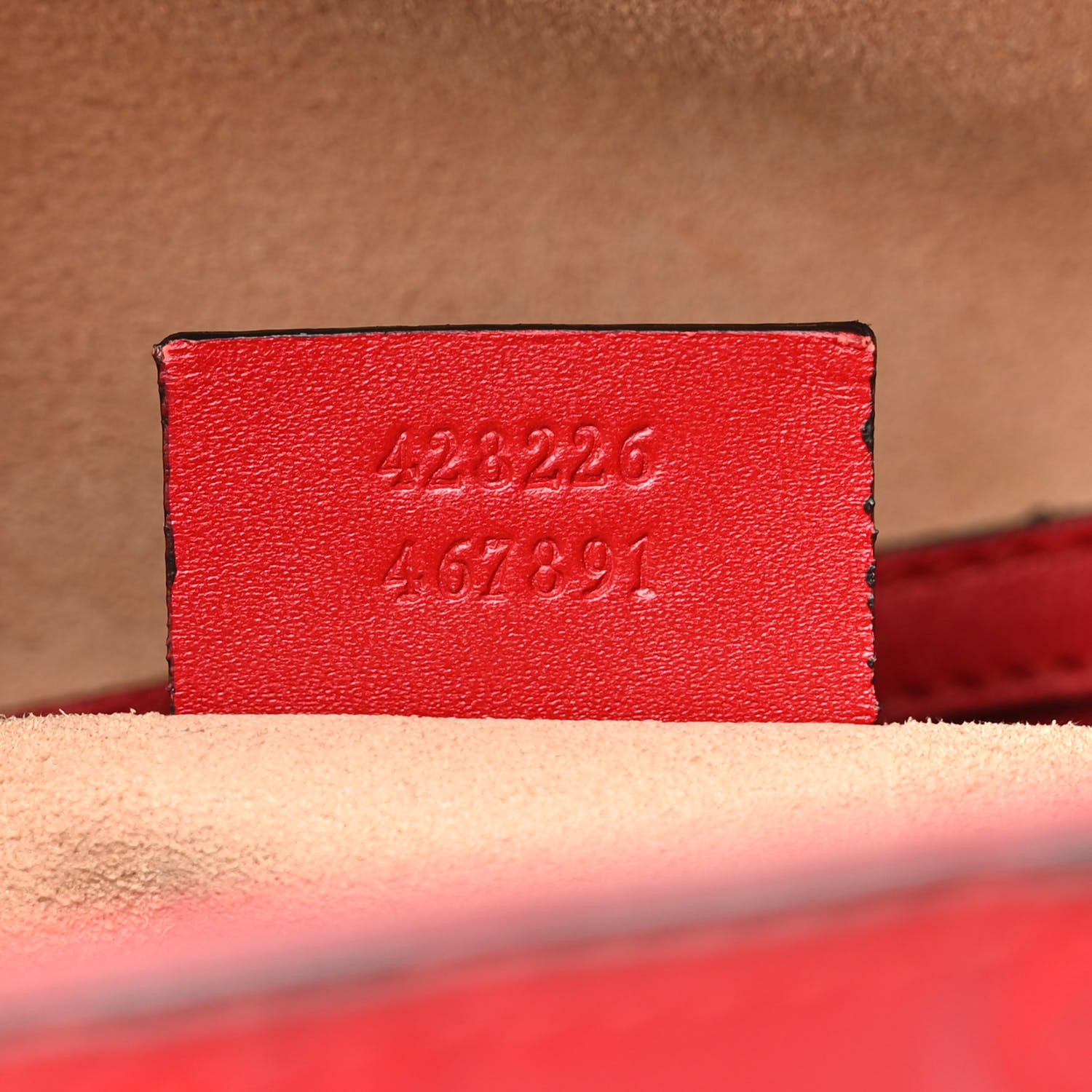 Gucci Guccissima Linea A Foldover Tote Red 7 of 11