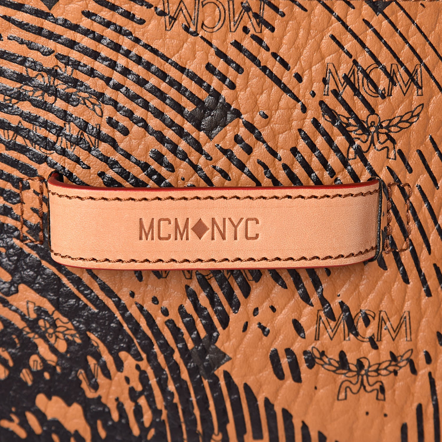MCM Visetos Soho Portfolio Cognac 8 of 8