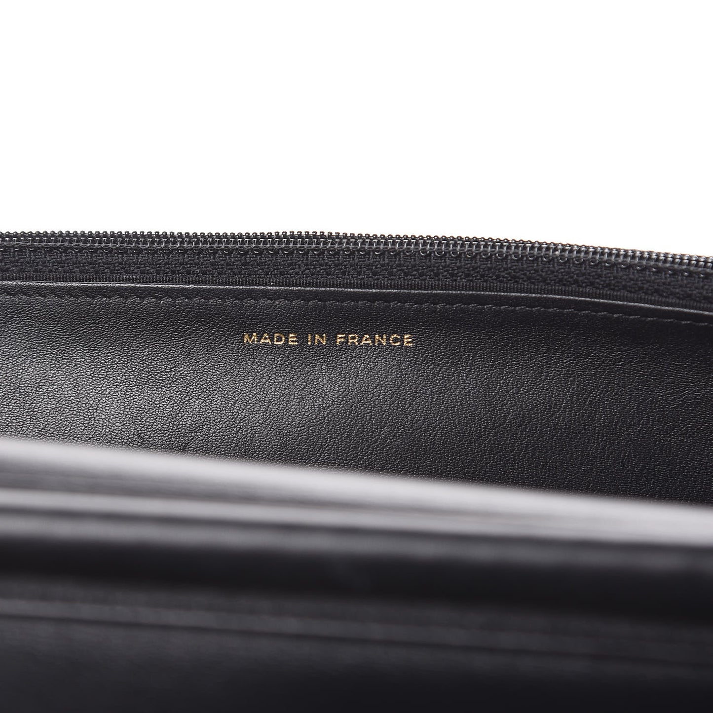 Caviar Quilted Boy Wallet On Chain WOC Black