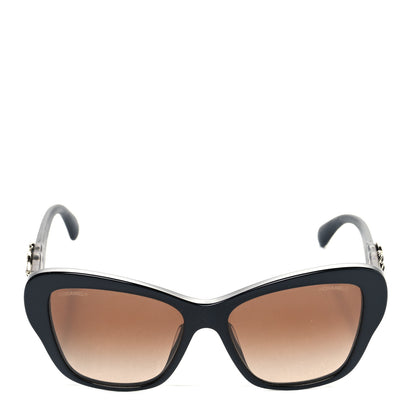 Chanel Acetate Lambskin CC Sunglasses 5457-Q-A Black 2 of 10