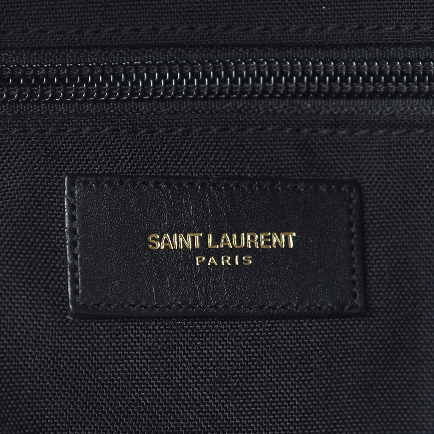 Saint Laurent Printed Canvas Leopard Print Hunting Backpack White Black 6 of 8