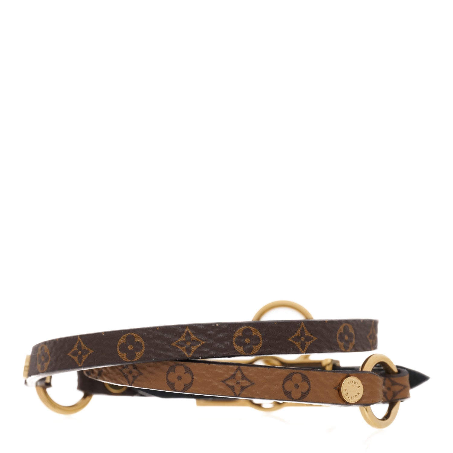 Louis Vuitton Reverse Monogram Dauphine Double Tour Bracelet 17 2 of 5