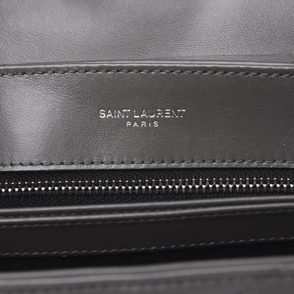 Saint Laurent Calfskin Y Quilted Monogram Toy Loulou Crossbody Bag Earth 5 of 9