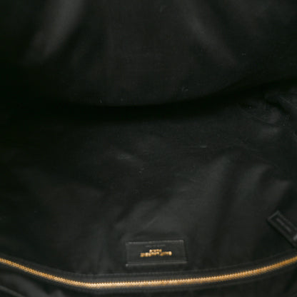 Saint Laurent Lambskin Quilted Maxi Icare Shopping Tote Black 5 of 10