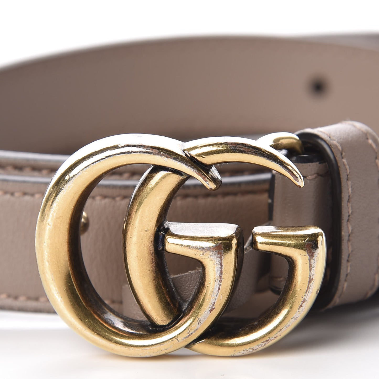 Calfskin Double G 20mm Belt 85 34 Porcelain Rose
