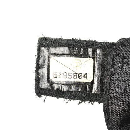 Chanel Lambskin Nylon Quilted Mademoiselle Shoulder Bag Black 6 of 8