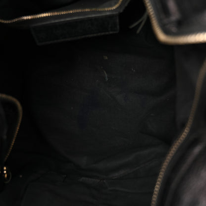 Balenciaga Chevre Gold Metallic Edge Hardware Velo Black 5 of 12