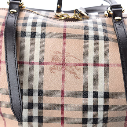 Burberry Haymarket Check Medium Salisbury Tote Chocolate 10 of 11