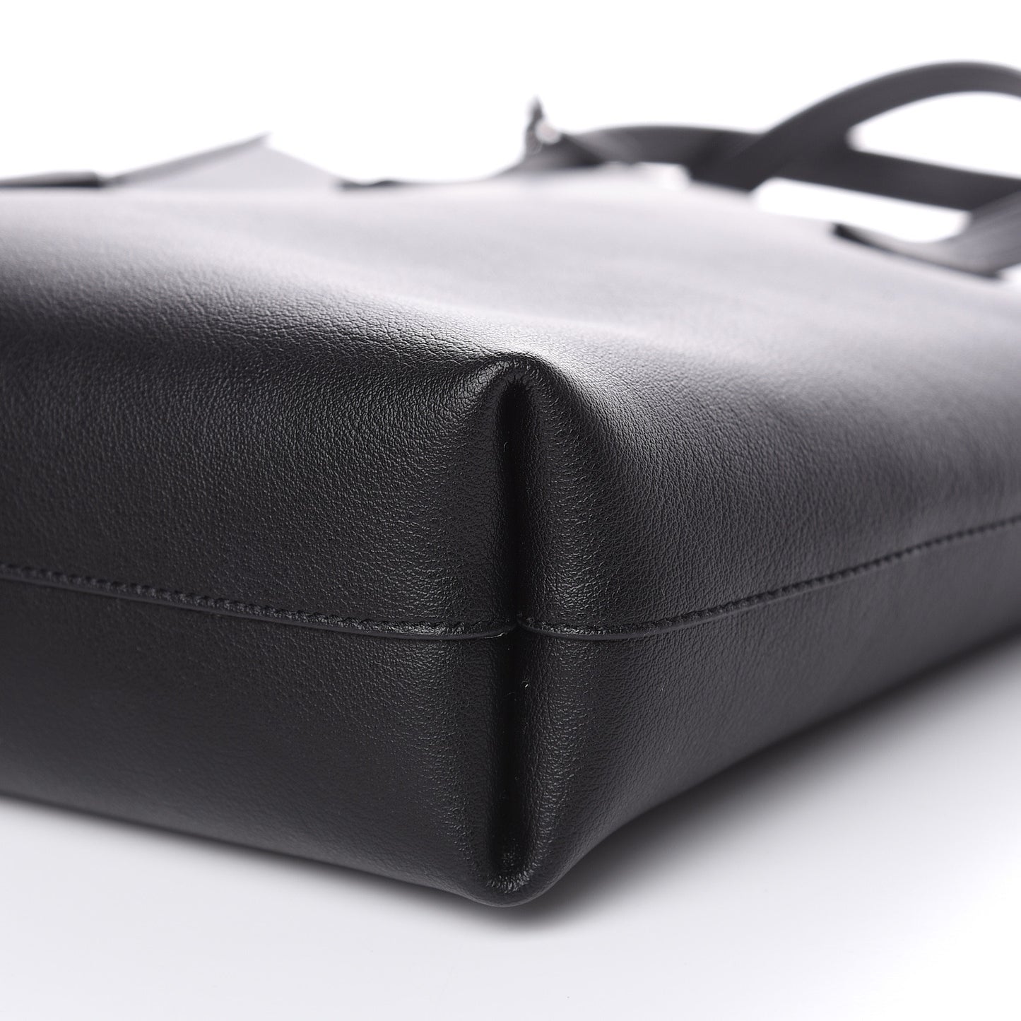 Calfskin Toy Shopping Tote Black